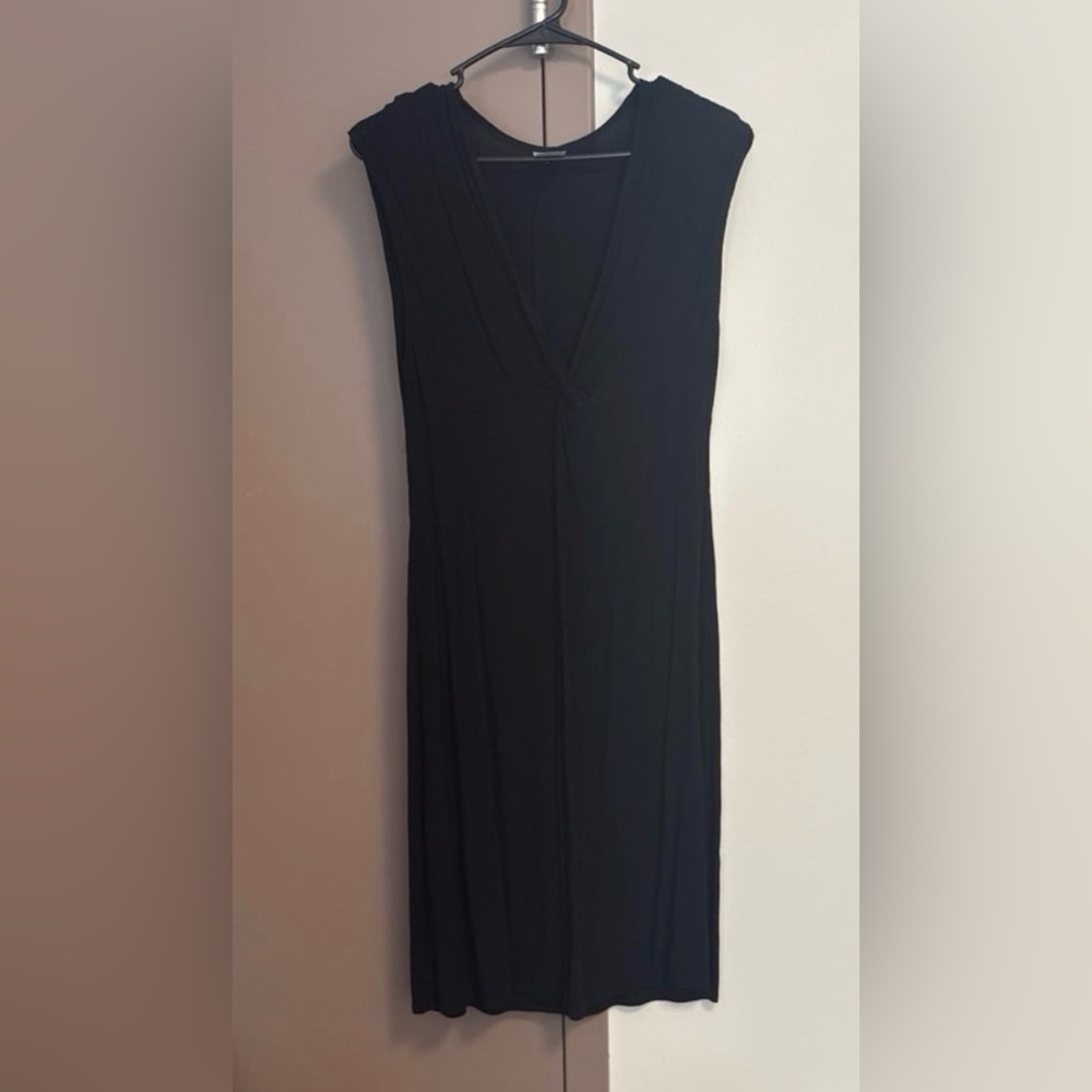 Black Sleeveless Swimsuit Coverup Dress